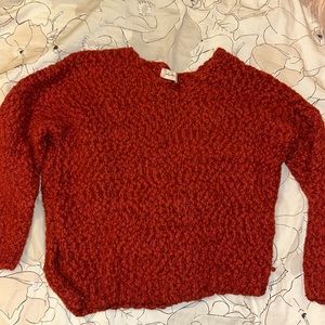 Altard state Orange/Red Sweater Cropped S/M